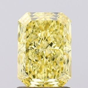 1.51 ct Radiant YELLOW VS1 IGI Certified Lab Grown Diamond