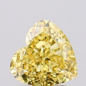 1.72 ct Heart YELLOW VS1 IGI Certified Lab Grown Diamond