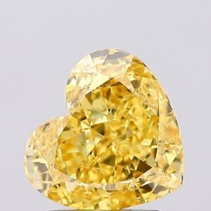 1.75 ct Heart YELLOW VS1 IGI Certified Lab Grown Diamond