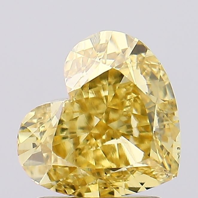 2.00 ct Heart YELLOW VS2 IGI Certified Lab Grown Diamond