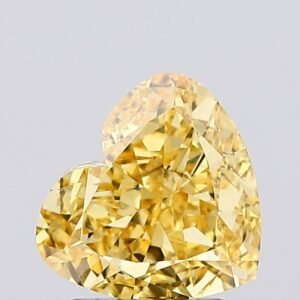 2.01 ct Heart YELLOW SI1 IGI Certified Lab Grown Diamond