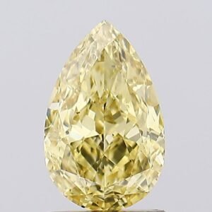 1.31 ct Pear YELLOW VS2 IGI Certified Lab Grown Diamond