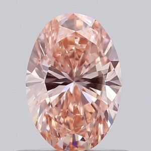 0.50 ct Oval PINK VS1 IGI Certified Lab Grown Diamond