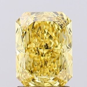 1.51 ct Radiant YELLOW VS2 IGI Certified Lab Grown Diamond