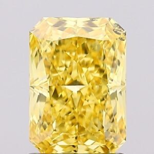 1.51 ct Radiant YELLOW SI2 IGI Certified Lab Grown Diamond