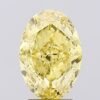 3.31 ct Oval YELLOW VS1 IGI Certified Lab Grown Diamond