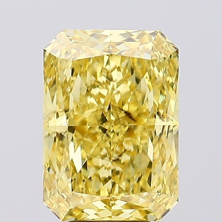 6.66 ct Radiant YELLOW SI1 IGI Certified Lab Grown Diamond