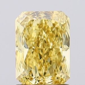 1.53 ct Radiant YELLOW VS1 IGI Certified Lab Grown Diamond