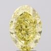 4.09 ct Oval YELLOW VS1 IGI Certified Lab Grown Diamond