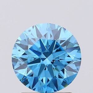 1.55 ct Round BLUE SI1 IGI Certified Lab Grown Diamond