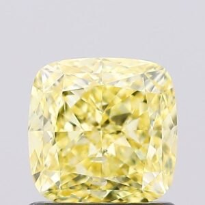 1.01 ct Cushion YELLOW SI2 IGI Certified Lab Grown Diamond