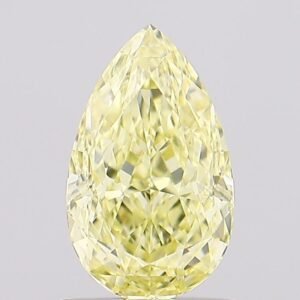 1.04 ct Pear YELLOW VS1 IGI Certified Lab Grown Diamond
