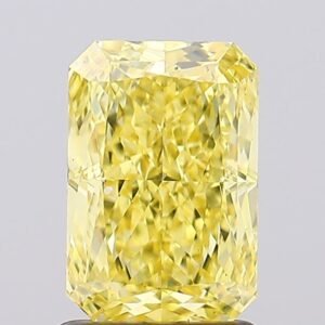 1.55 ct Radiant YELLOW VS2 IGI Certified Lab Grown Diamond