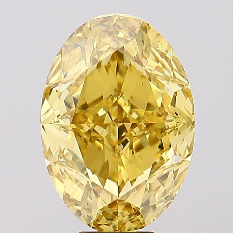 11.28 ct Oval YELLOW VS1 IGI Certified Lab Grown Diamond