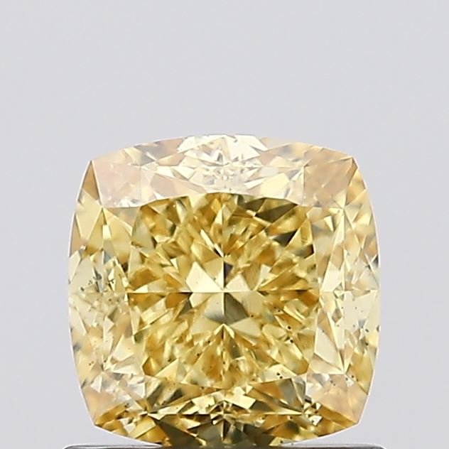 1.14 ct Cushion YELLOW SI1 IGI Certified Lab Grown Diamond