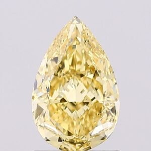 1.06 ct Pear YELLOW VS2 IGI Certified Lab Grown Diamond