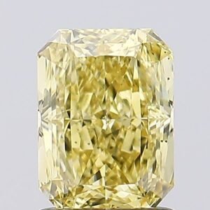 1.57 ct Radiant YELLOW VS1 IGI Certified Lab Grown Diamond