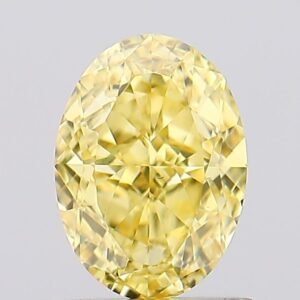 1.02 ct Oval YELLOW VS2 IGI Certified Lab Grown Diamond