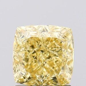 1.34 ct Cushion YELLOW VS2 IGI Certified Lab Grown Diamond