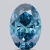 2.71 ct Oval BLUE VS2 IGI Certified Lab Grown Diamond