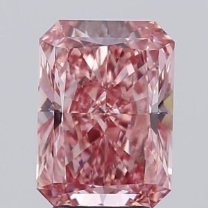 4.01 ct Radiant PINK VS2 IGI Certified Lab Grown Diamond