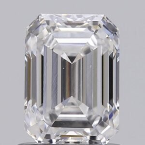 1.09 ct Emerald D VVS2 IGI Certified Lab Grown Diamond