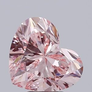 5.01 ct Heart PINK VS2 IGI Certified Lab Grown Diamond