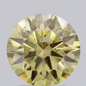1.73 ct Round YELLOW SI1 IGI Certified Lab Grown Diamond
