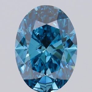 4.97 ct Oval BLUE VS2 IGI Certified Lab Grown Diamond