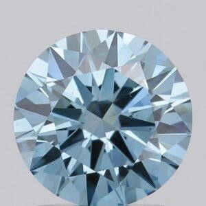 1.25 ct Round BLUE VS2 IGI Certified Lab Grown Diamond