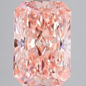 3.03 ct Radiant PINK VS1 IGI Certified Lab Grown Diamond