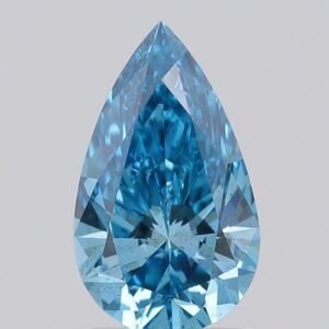 1.00 ct Pear BLUE SI1 IGI Certified Lab Grown Diamond