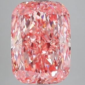 5.02 ct Cushion PINK VVS2 IGI Certified Lab Grown Diamond