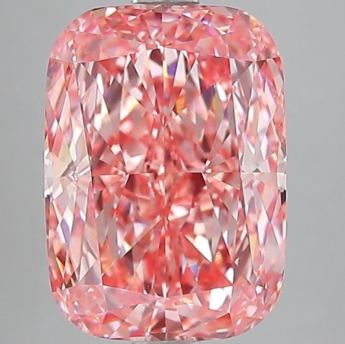 5.02 ct Cushion PINK VVS2 IGI Certified Lab Grown Diamond