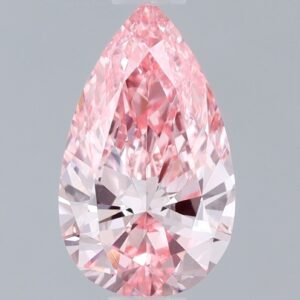 0.70 ct Pear PINK VVS2 IGI Certified Lab Grown Diamond