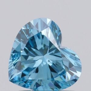 0.97 ct Heart BLUE VS2 IGI Certified Lab Grown Diamond
