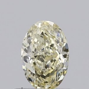 0.52 ct Oval YELLOW VVS2 IGI Certified Lab Grown Diamond