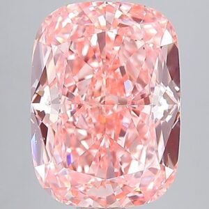 6.01 ct Cushion PINK VS2 IGI Certified Lab Grown Diamond