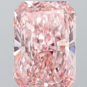9.78 ct Radiant PINK SI2 IGI Certified Lab Grown Diamond