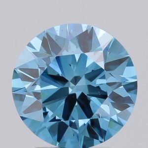 2.09 ct Round BLUE VS1 IGI Certified Lab Grown Diamond