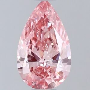 0.50 ct Pear PINK VS1 IGI Certified Lab Grown Diamond