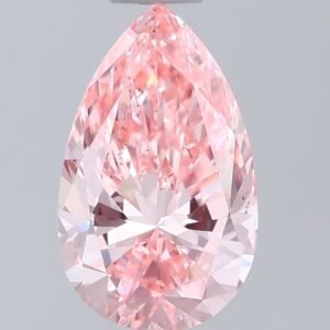 0.88 ct Pear PINK VS2 IGI Certified Lab Grown Diamond