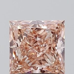 2.36 ct Princess PINK VVS2 IGI Certified Lab Grown Diamond