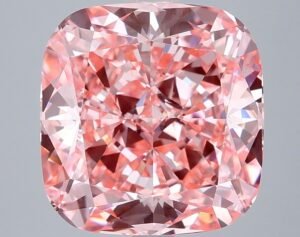 5.00 ct Cushion PINK VVS2 IGI Certified Lab Grown Diamond