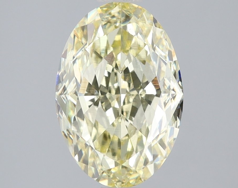 2.50 ct Oval YELLOW VVS2 IGI Certified Lab Grown Diamond