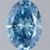 0.65 ct Oval BLUE VS1 IGI Certified Lab Grown Diamond