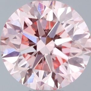 0.59 ct Round PINK VS1 IGI Certified Lab Grown Diamond