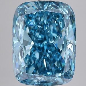 8.00 ct Cushion BLUE VS1 IGI Certified Lab Grown Diamond