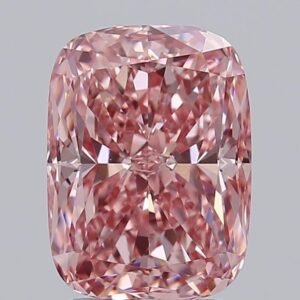2.55 ct Cushion PINK VS1 IGI Certified Lab Grown Diamond