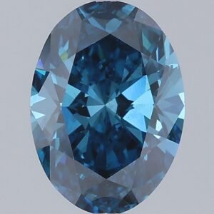1.06 ct Oval BLUE VS2 IGI Certified Lab Grown Diamond